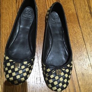 Tory Burch checkered flats